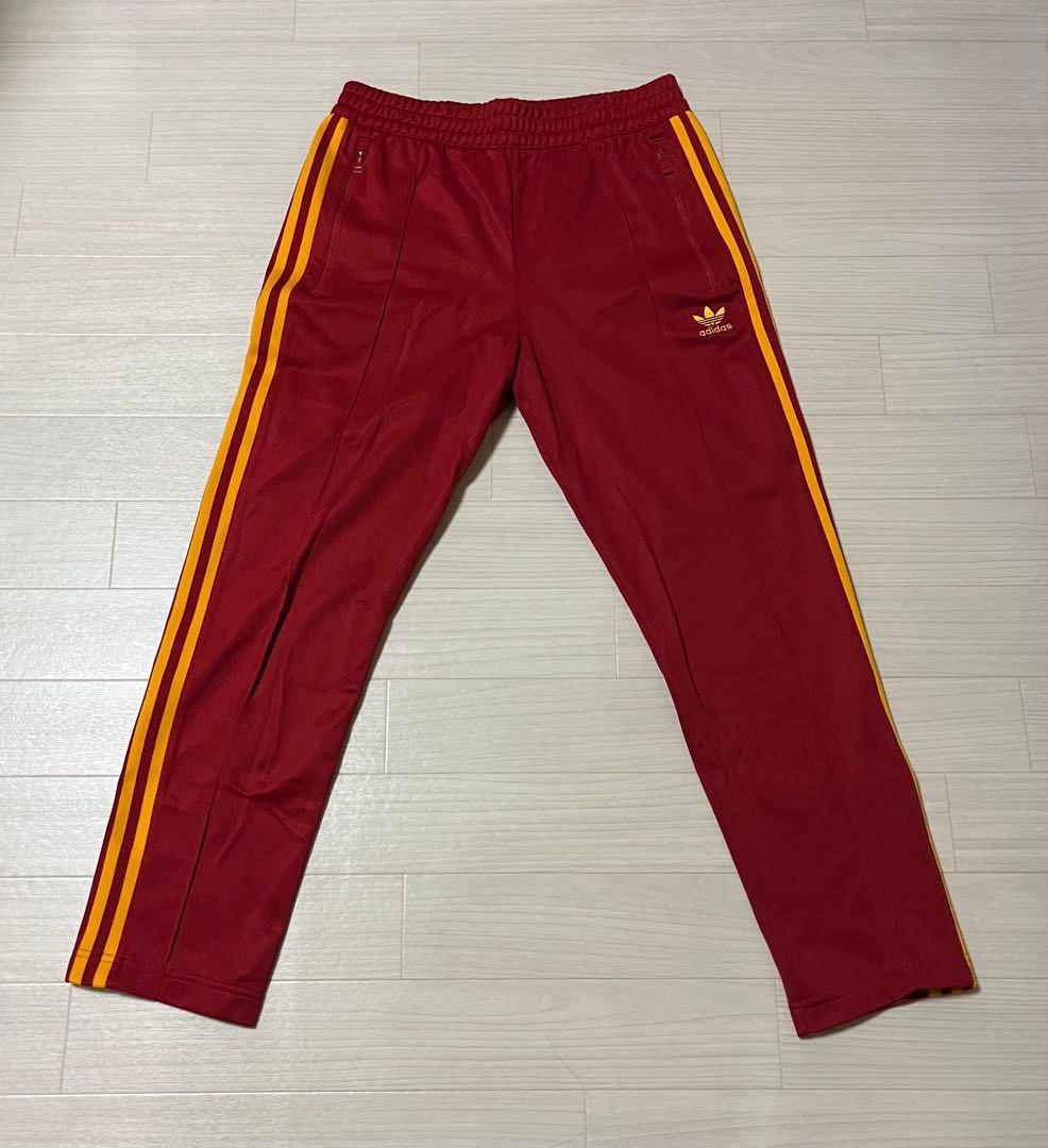 adidas アディダス ベッケンバウアー トラックパンツ 赤/黄XL
