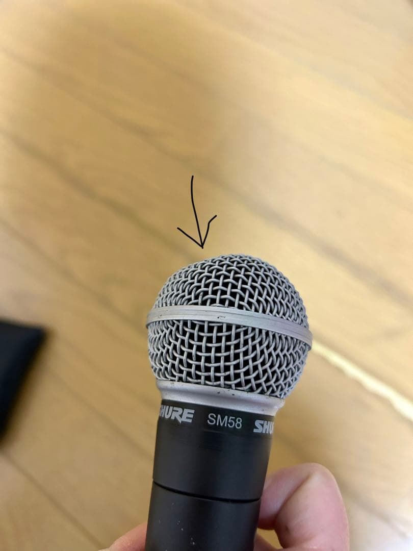 SHURE SM58 ダイナミックマイク ケース マイクケーブル シュアー