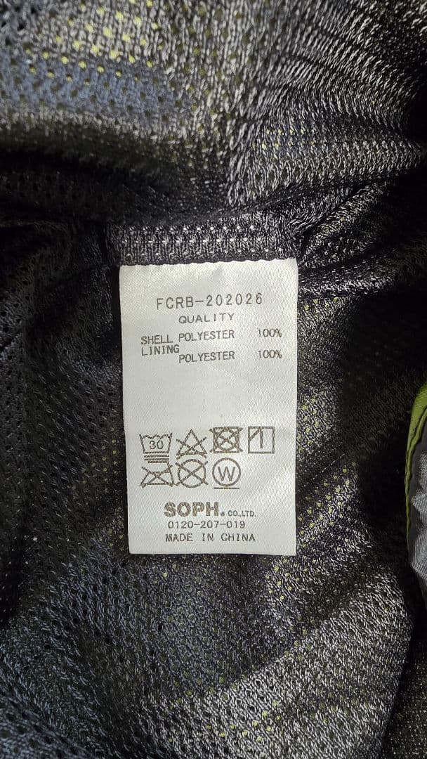 美品20aw FCRB PRACTICE JACKET L 2526シャツパーカ