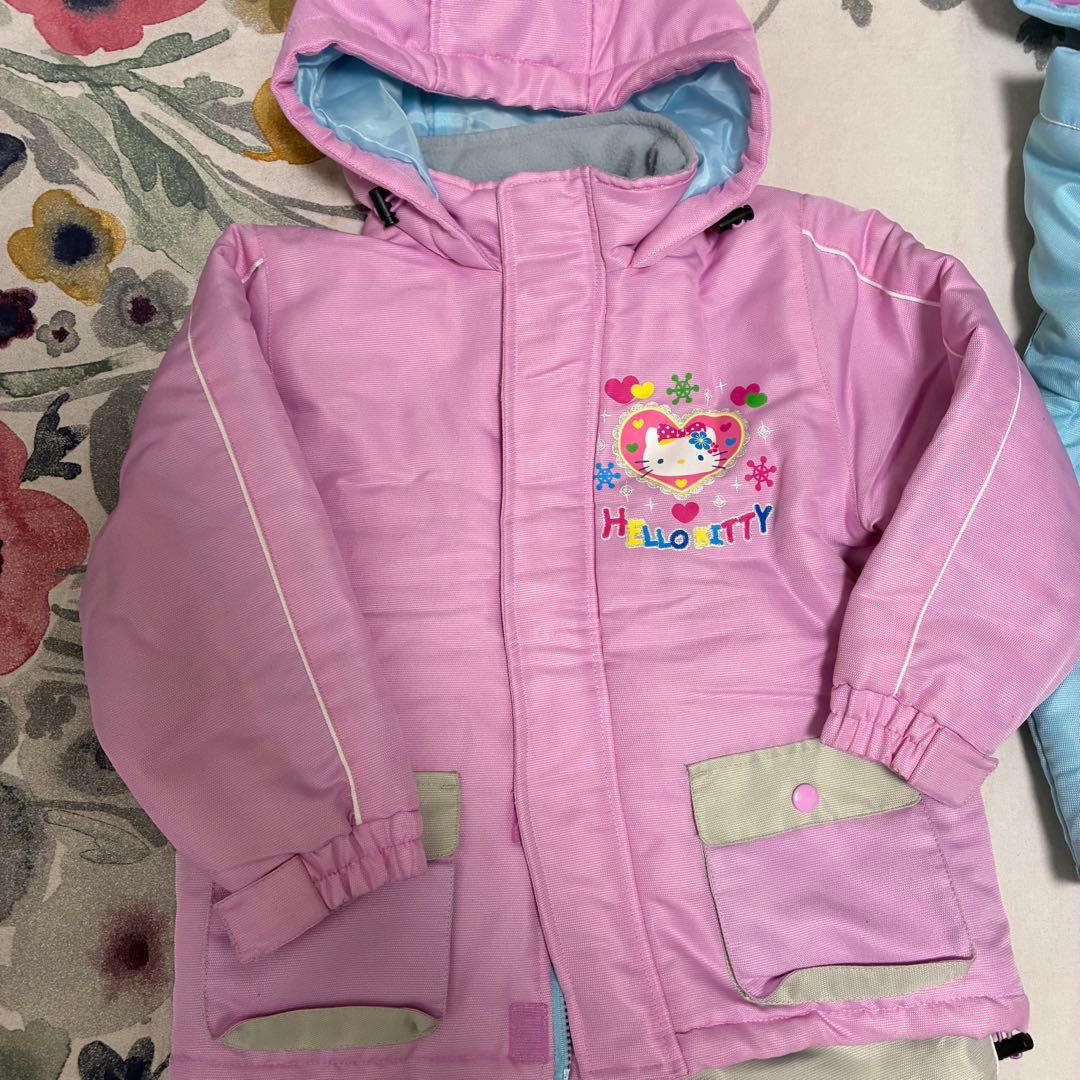 サンリオ　キティ　キッズ　子供　スキーウェア　110 120 女の子　姉妹コーデ
