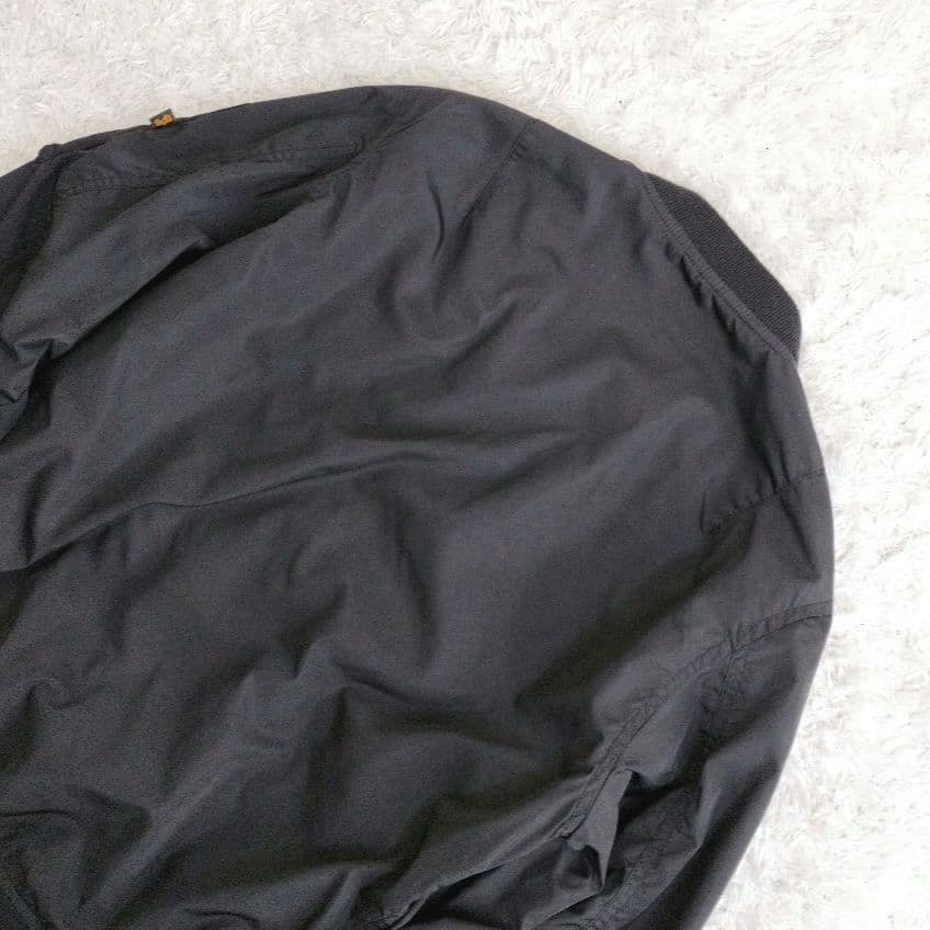 ALPHA INDUSTRIES MA-1 フライトジャケット ブラック　M