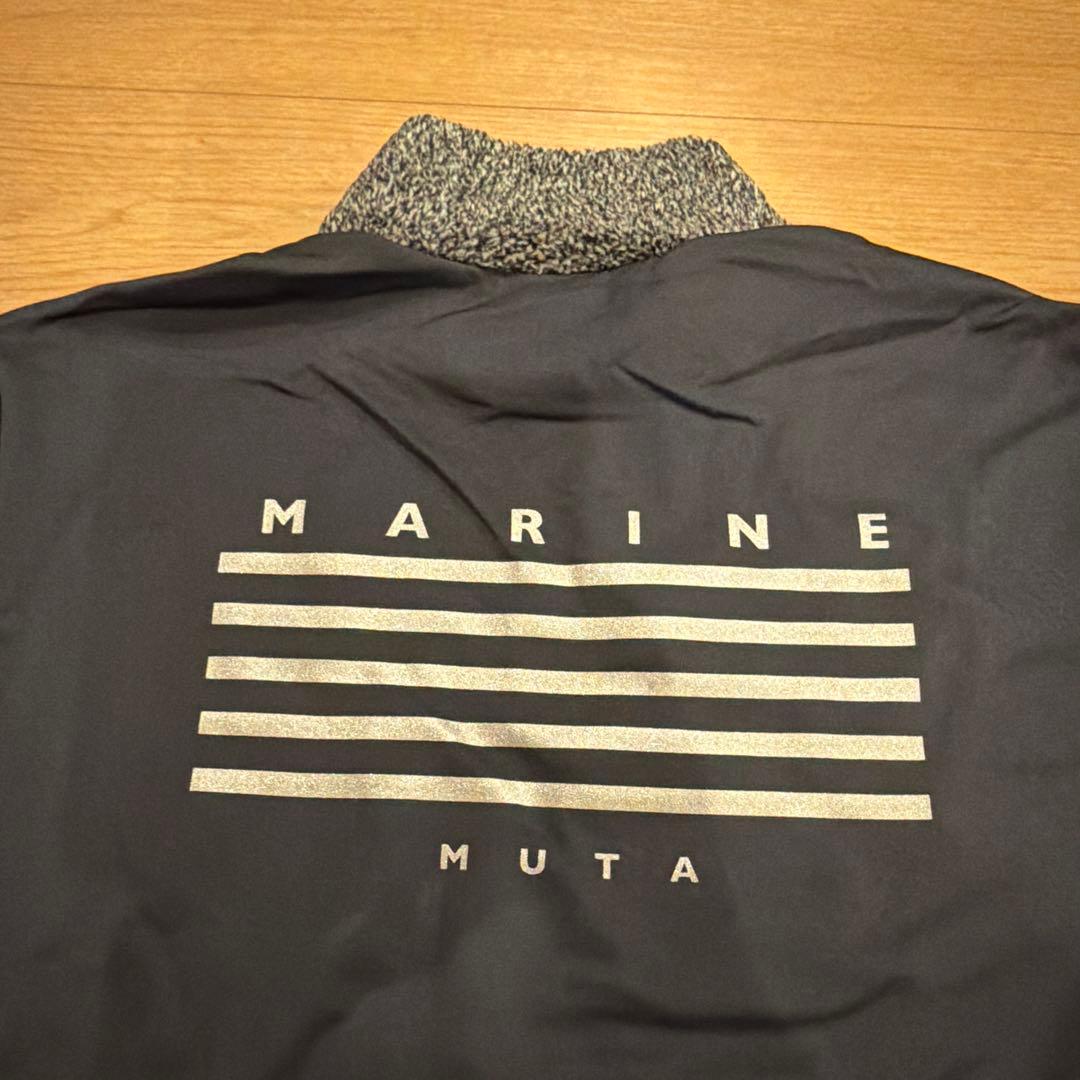 muta MARINE ボア襟 黒 長袖