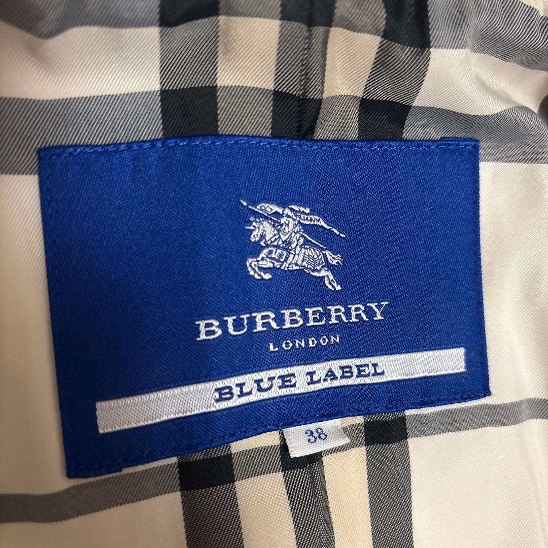 BURBERRYバーバリーブルーレーベルロングコート アンゴラ