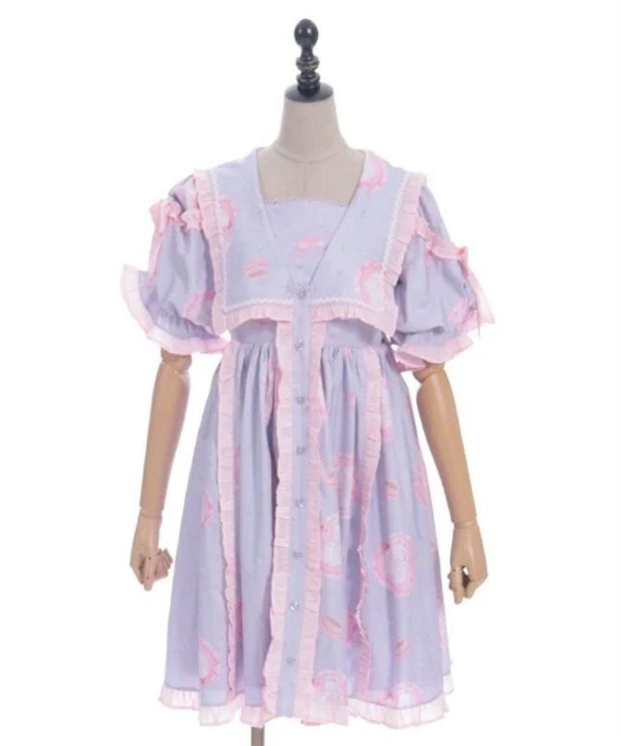 シャルミエール　Chalmiere ハッピードリームキティワンピース　ラベンダー