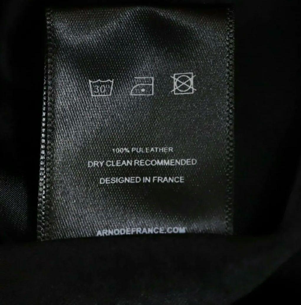 ジャケット・アウター ARNODEFRANCE LEATHER TRACKJACKET