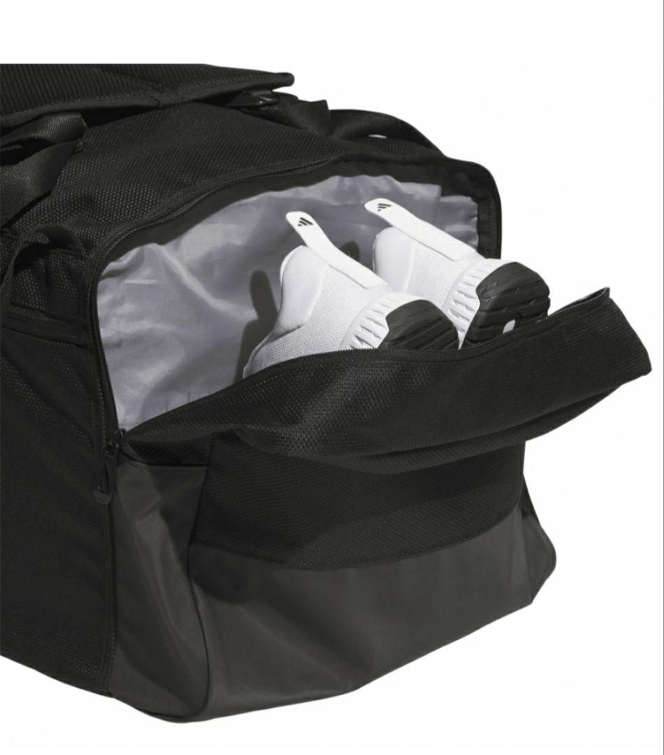 新品未使用75L大容量アディダスadidas黒3wayダッフルバック×リュック
