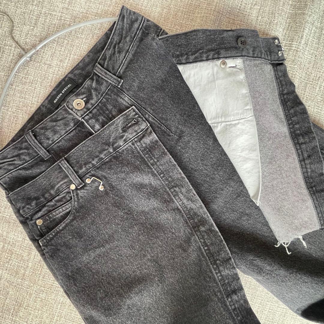 ⭐︎新品⭐︎MAISON SPECIALマルチウェイラップデニム38 Ｍサイズ　黒
