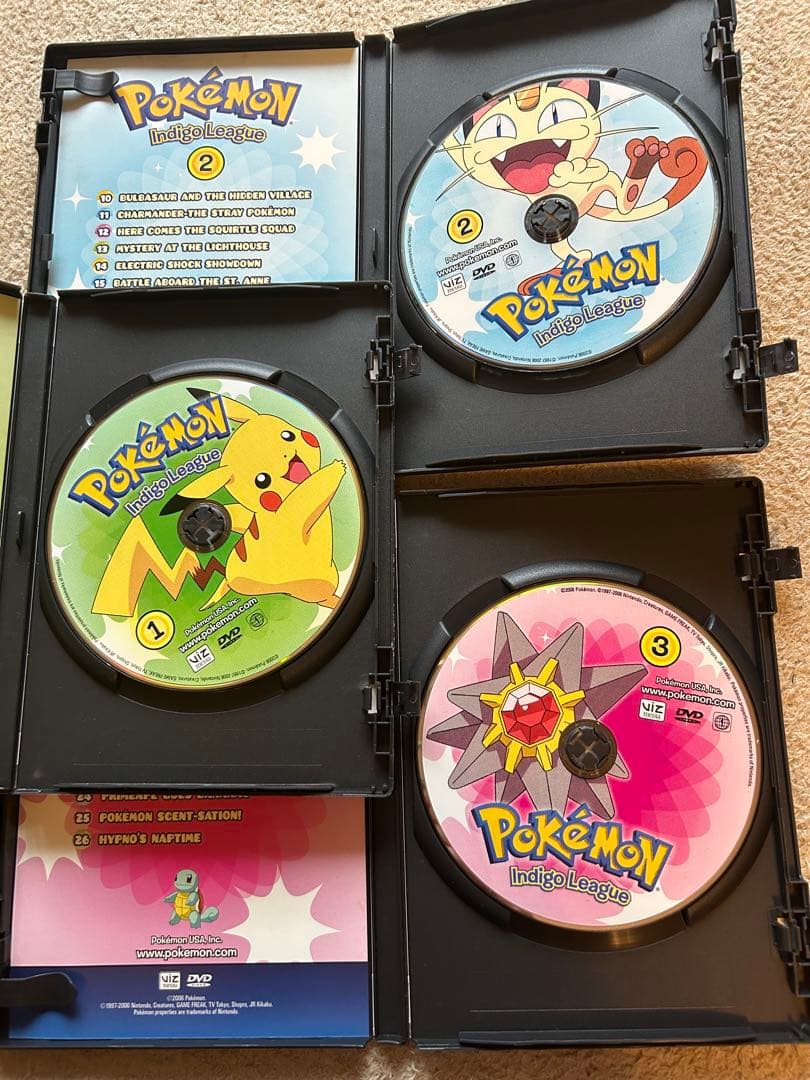 ポケモンDVD 北米版　５枚セット　英語
