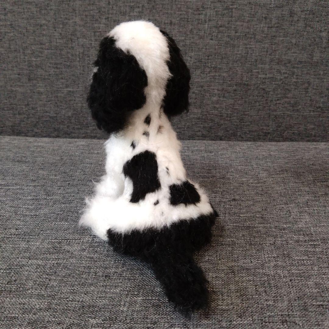 トロマ　羊毛フェルト＋毛糸　アメリカンコッカースパニエル　ハンドメイド　犬