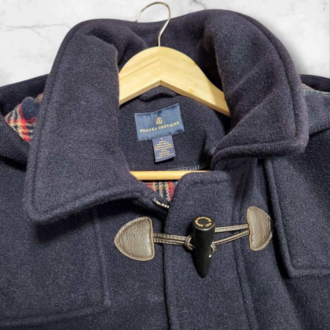 Brooks Brothers ネイビー ダッフルコート Lサイズ ウール