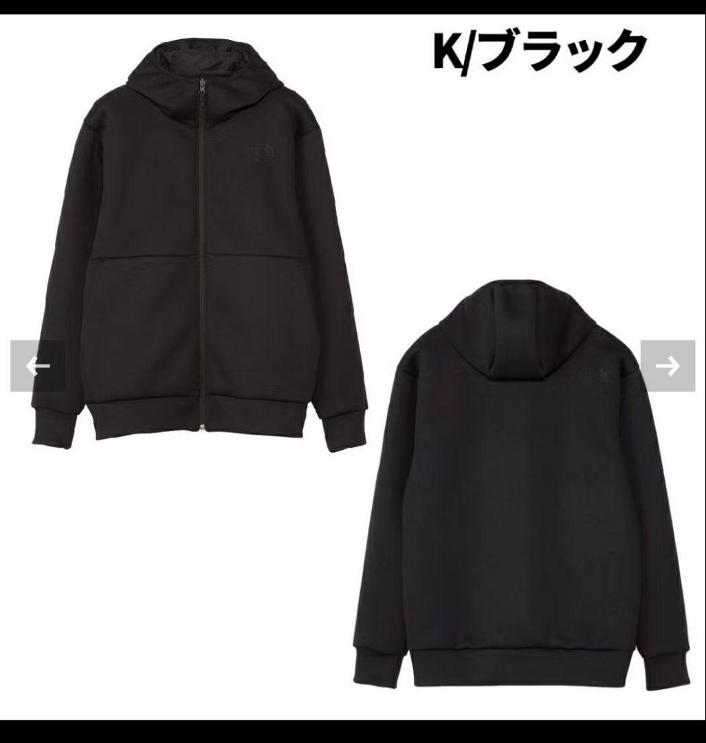 ノースフェイス リバーシブルテックエアーフーディ NT62289 ブラックM