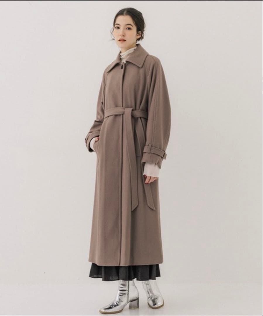PUBLIC TOKYOスタンド2WAYロングコート クリーニング済