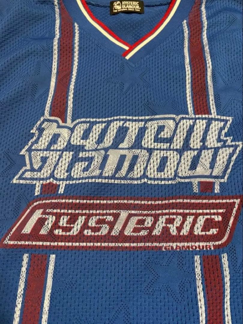 hysteric glamour ヒステリックグラマー ノースリーブ 青 星柄