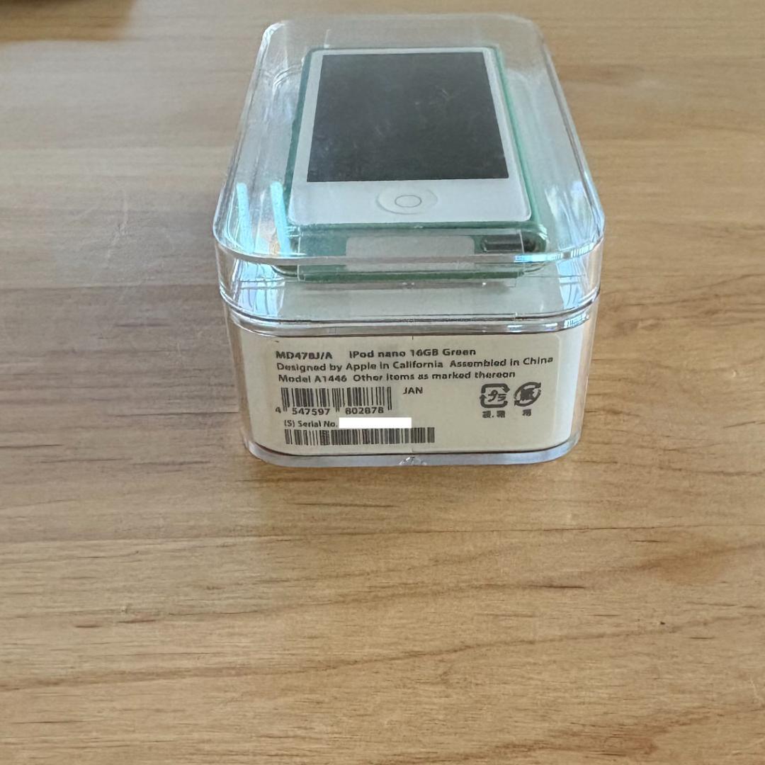 動作品◇Apple iPod nano 第7世代 16GB Green