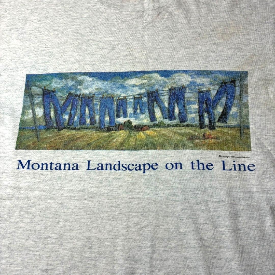 80s 90s USA製 デニム アートT ヴィンテージ Tシャツ ジーンズ M