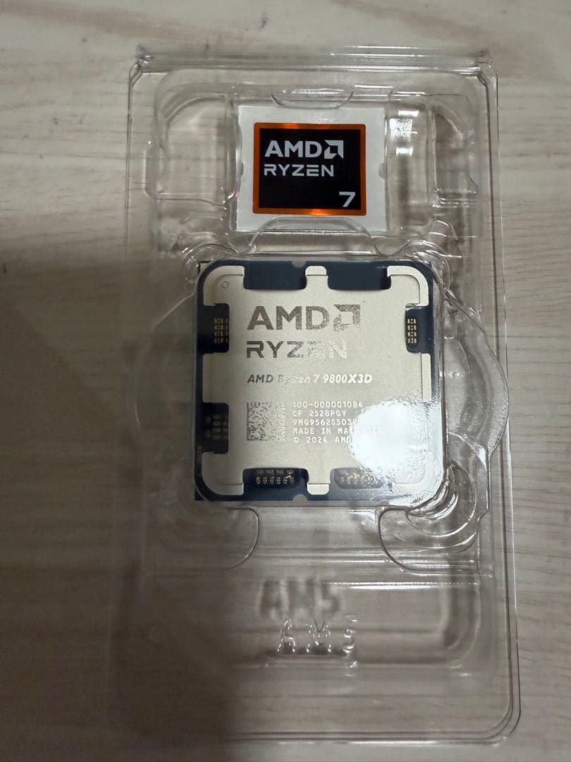 ア*ー様 新品 AMD Ryzen7 9800X3D CPU