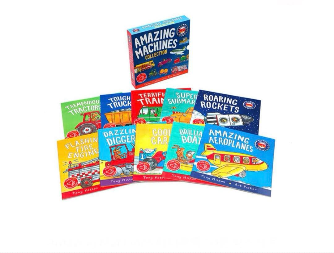 【新品/QR付き】Amazing Machines Collection 10冊
