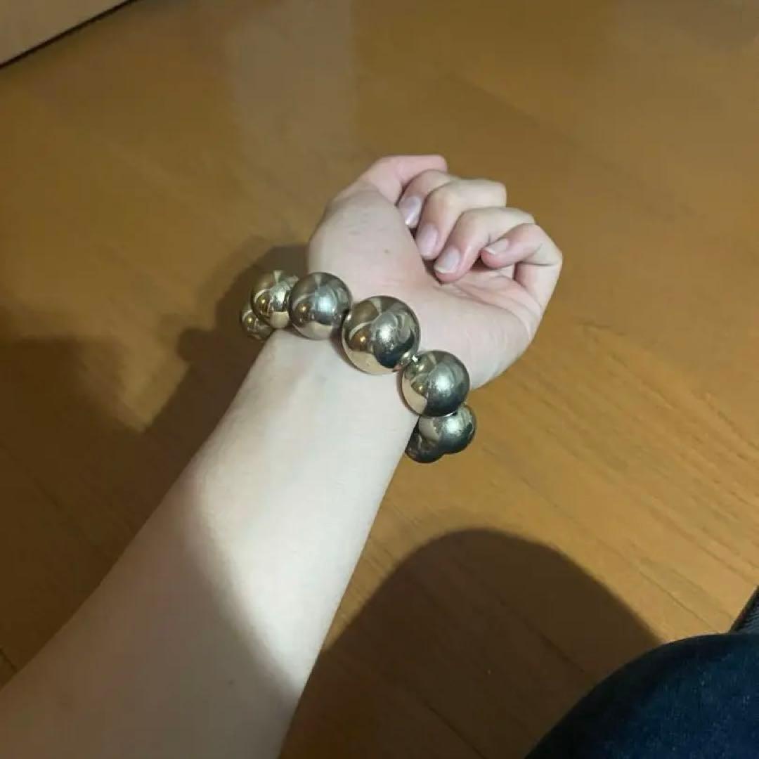 バングル y2k 数珠 パール アクセサリー ブレスレット