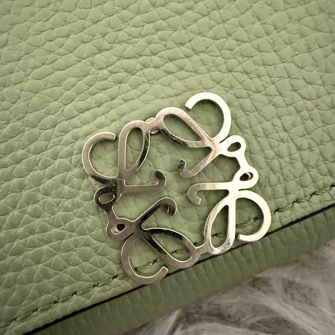 LOEWE財布 アナグラムトライフォールド ウォレット