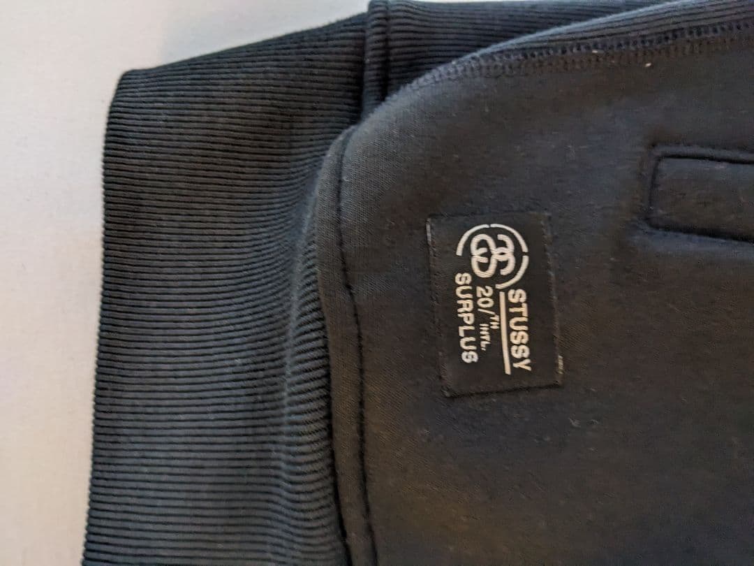 STUSSY × Champion リバースウィーブ MA-1 M 黒