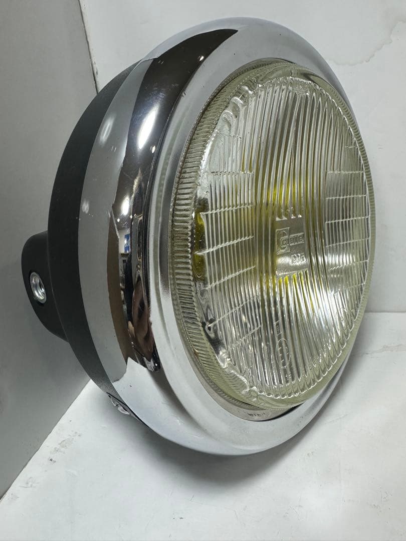 新品/当時物シビエスーパーオスカー凹みレンズ付きヘッドライトASSYマーシャル