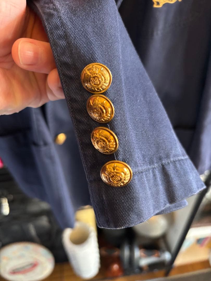 Ralph Lauren ネイビー テーラードジャケット ダブルブレスト