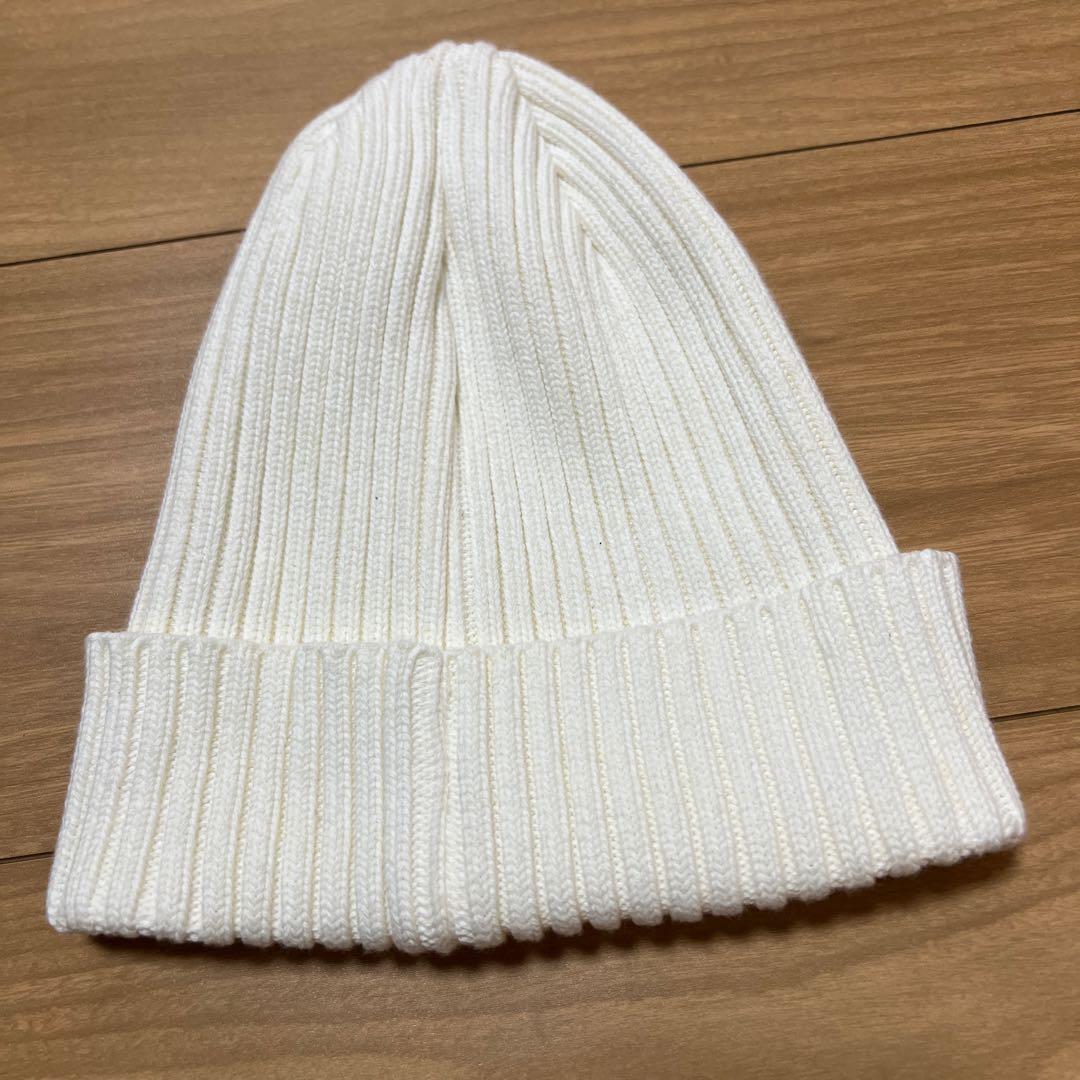 Supreme 白　ニット帽　ビーニー　ボックスロゴ