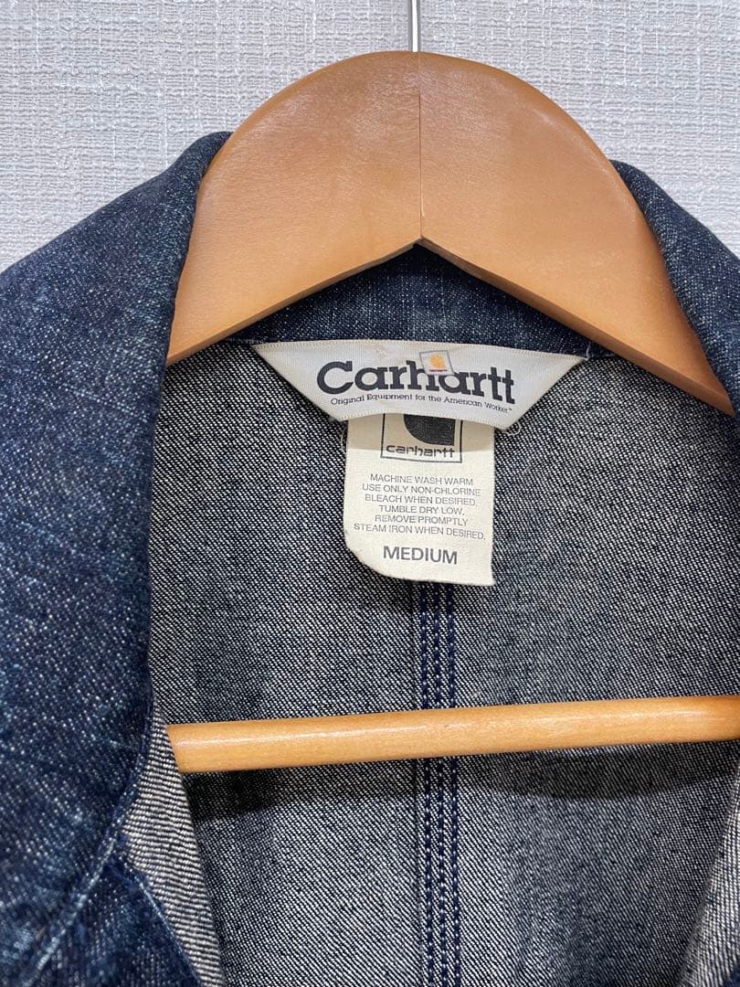値引き交渉OK！ Carhartt デニム ミシガン カバーオール Mサイズ