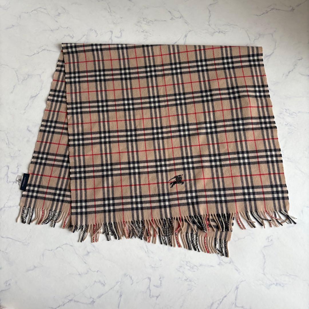 美品 BURBERRY LONDON ブランケット ノバチェック 膝掛け 大判