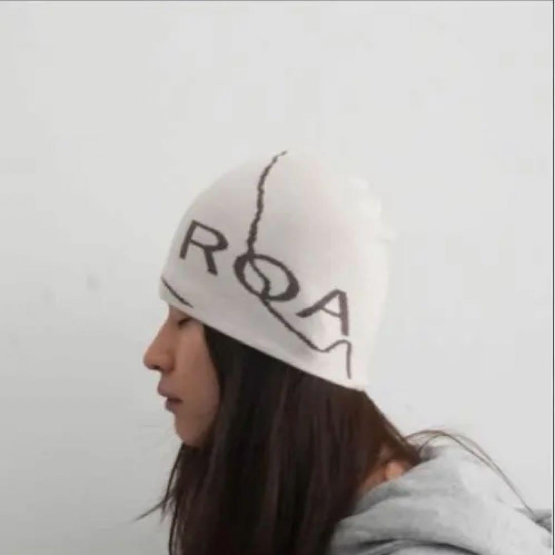 帽子 ROA Logo wool beanie