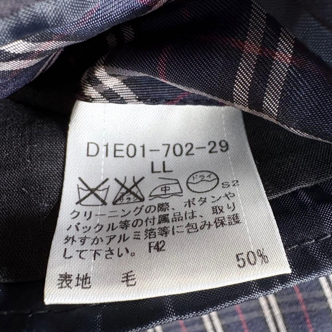 BURBERRY BLACK LABEL 紺ブレザー XL ノバチェック