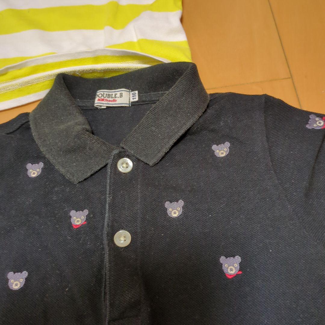 ミキハウス　double.B 　ブラックベア　Tシャツセット 110cm　15点