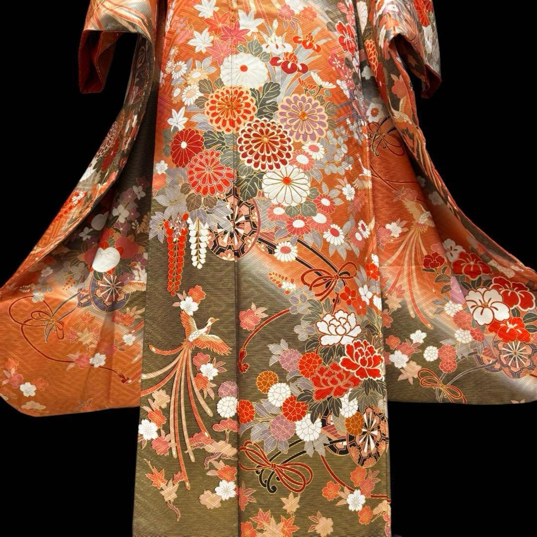 豪華　振袖フルセット　古典柄　正絹長襦袢つき　成人式　158〜168