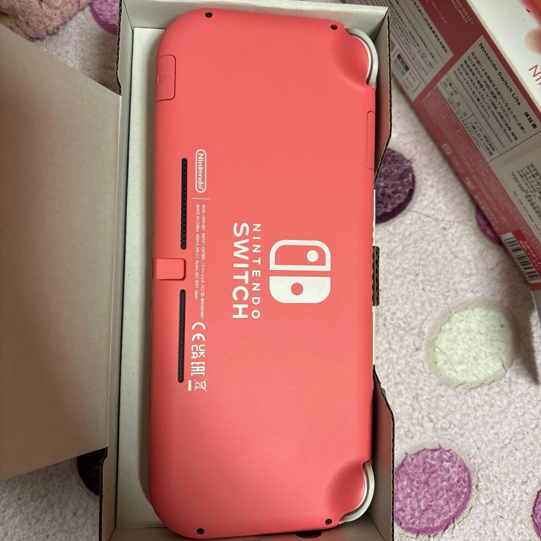 【美品】Switch lite コーラル