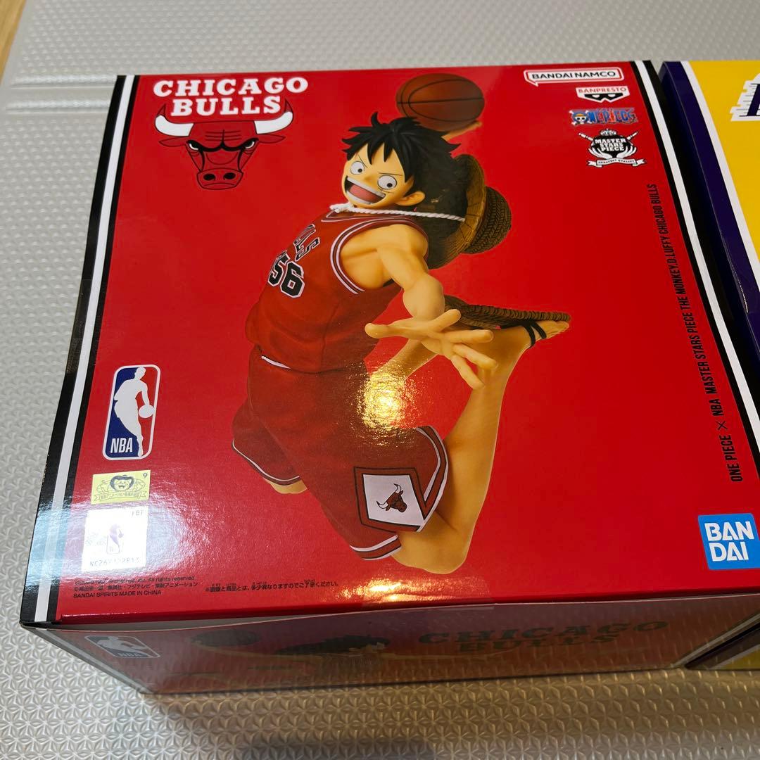 ワンピース ルフィ nba フィギュア レイカーズ ブルズ