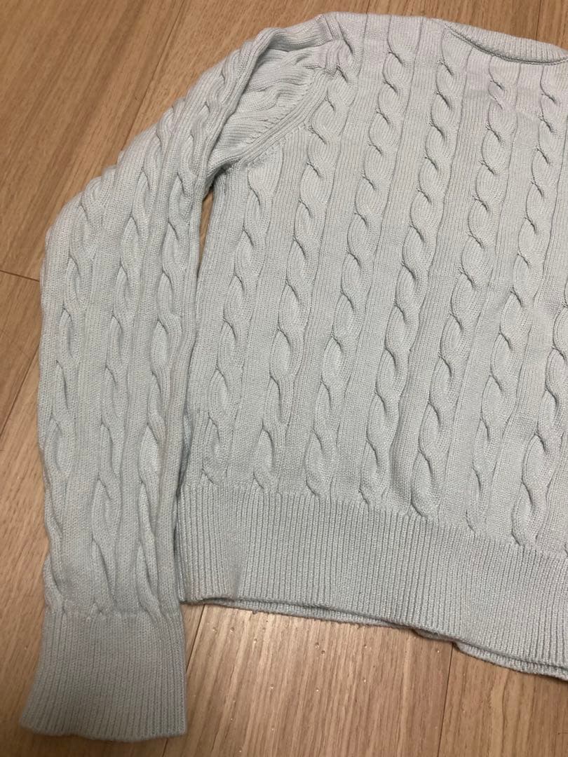 THETOE TOÉ Baker Cardigan ライトブルー S