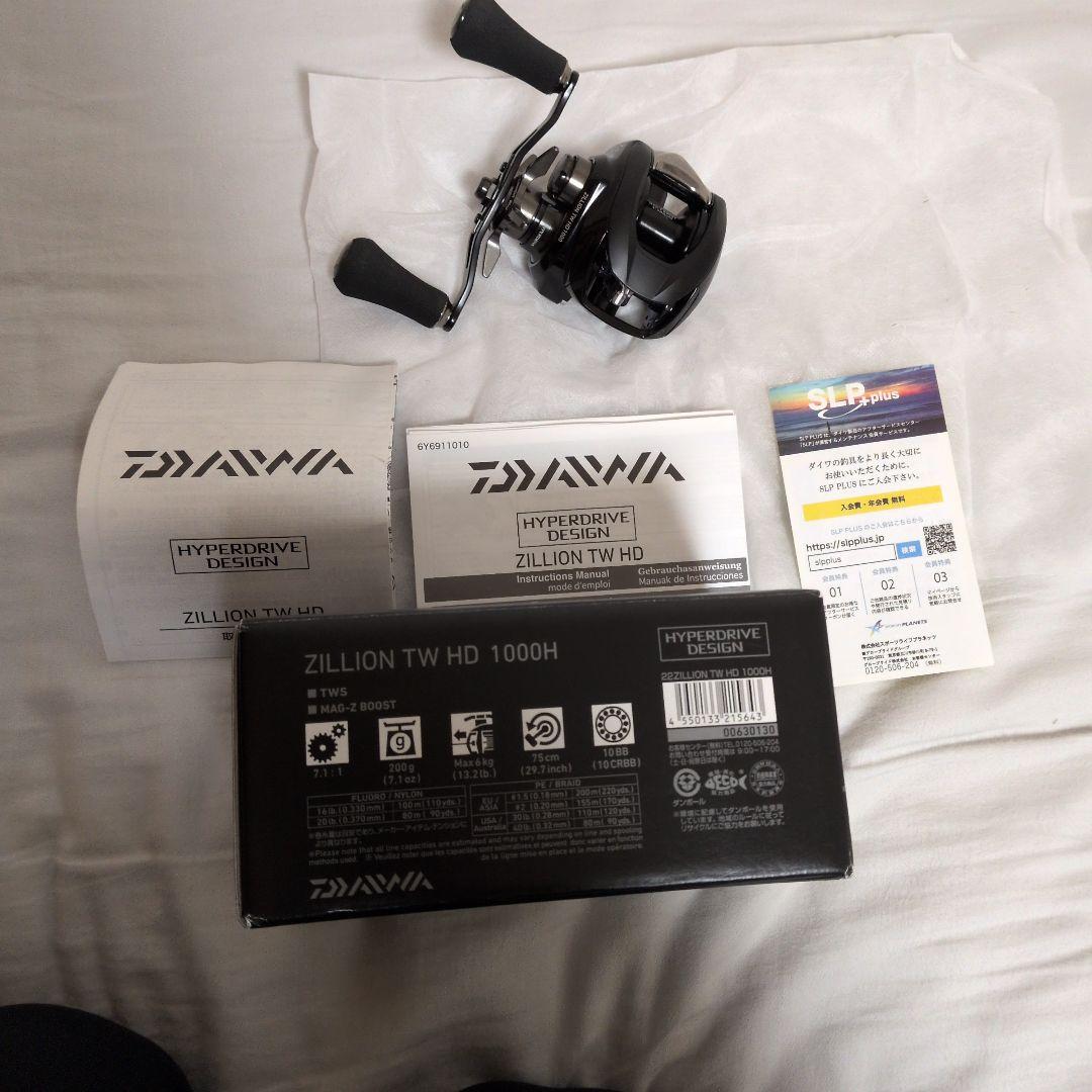 DAIWA 22 ZILLION TW HD 1000H ベイトリール
