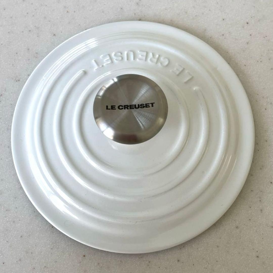 Le Creuset 片手鍋 アイアンハンドル・ソースパン 16cm ホワイト