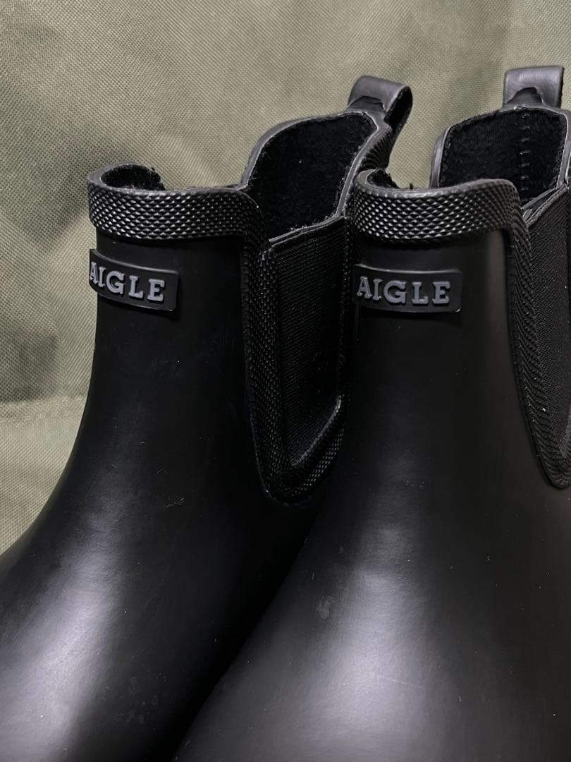 AIGLE レディース　チェルシーブーツ　防水　37サイズ　箱無し　美品
