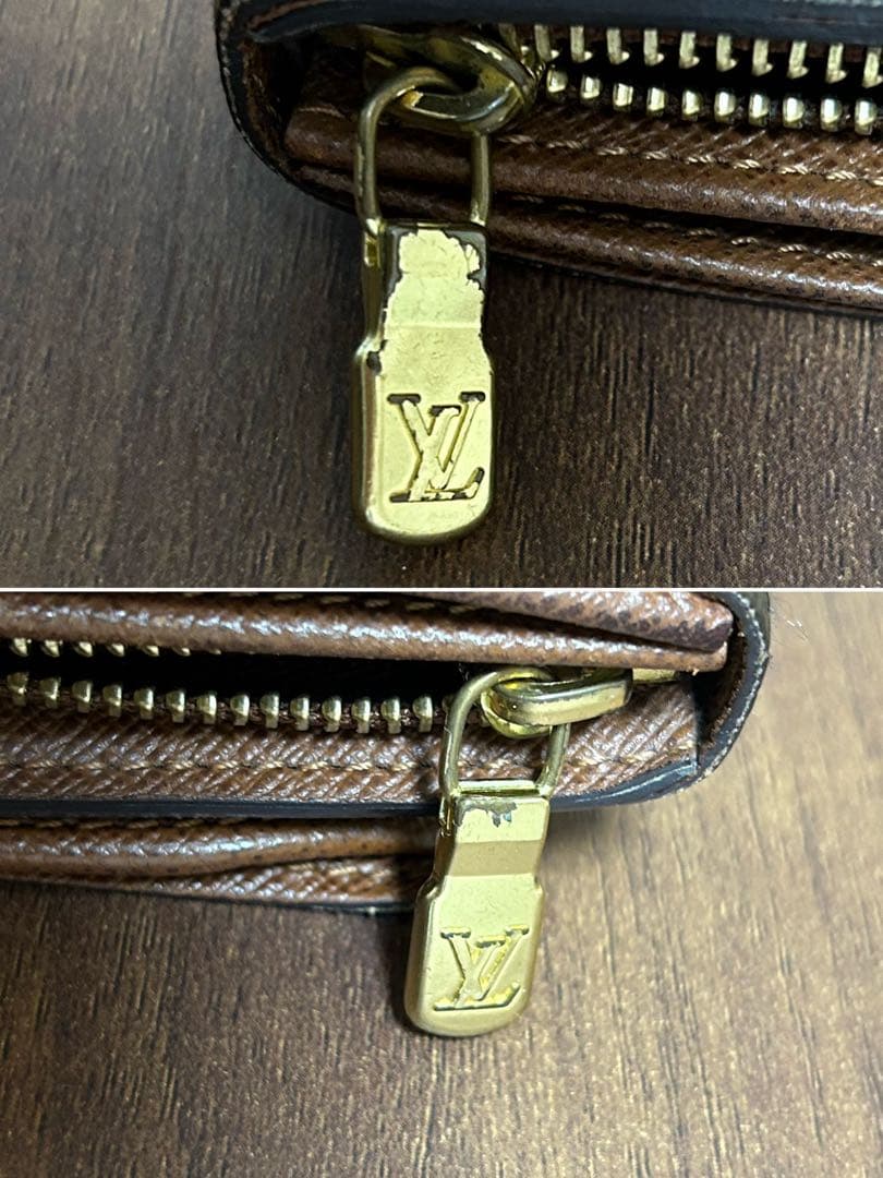 【美品】LOUIS VUITTON モノグラム 二つ折り財布