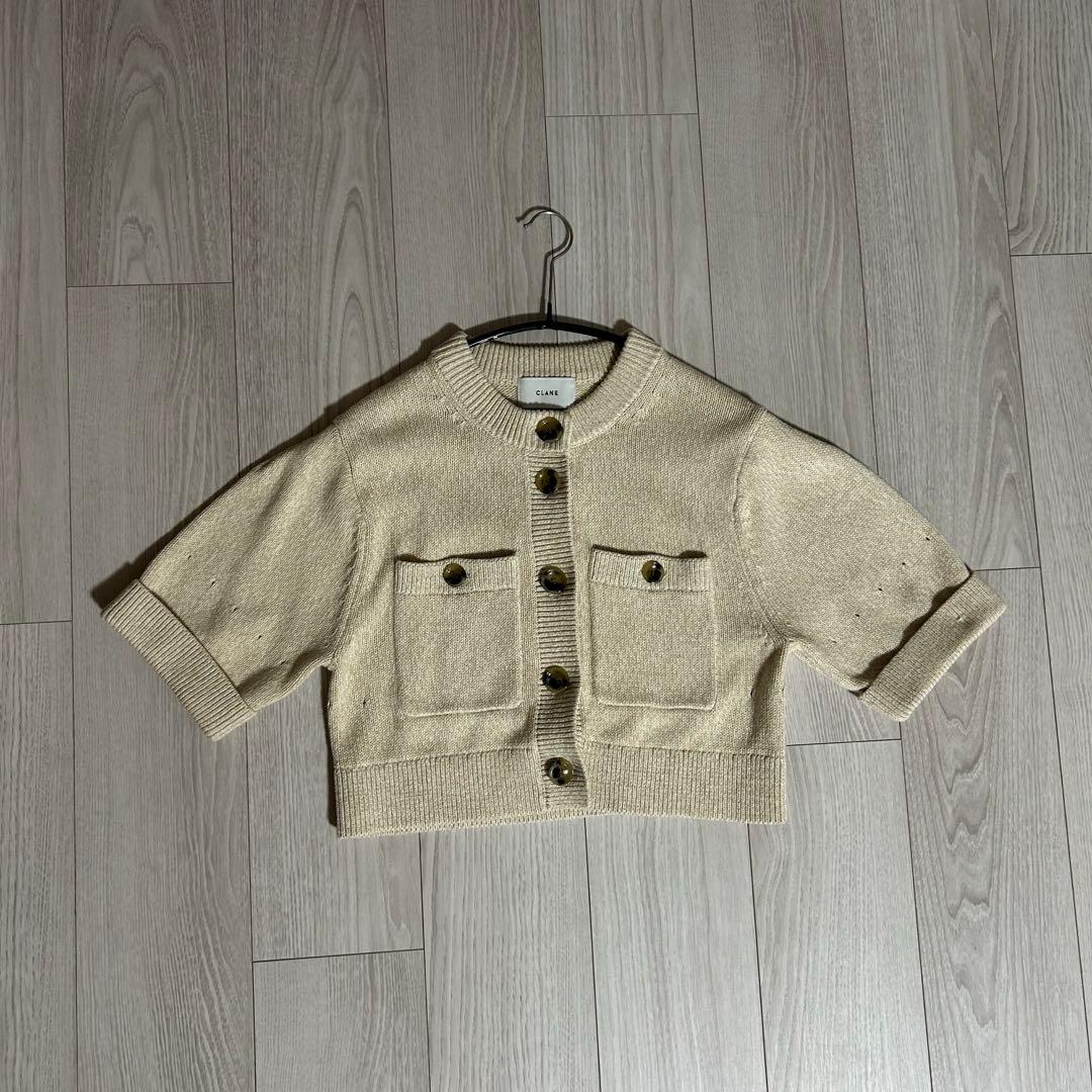 トップス CLANE HALF SLEEVE KNIT TOPS & PANTS 0