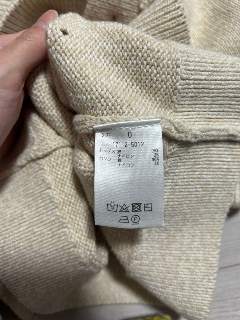 トップス CLANE HALF SLEEVE KNIT TOPS & PANTS 0