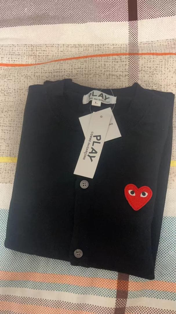 PLAY COMME des GARCONS カーディガンM-XL#8