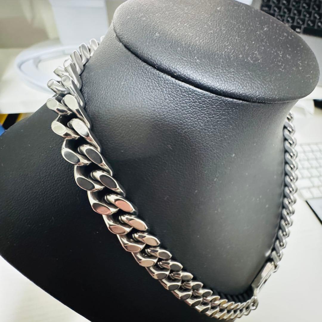 FENDI フェンディ　バゲット　チェーン　ネックレス　喜平