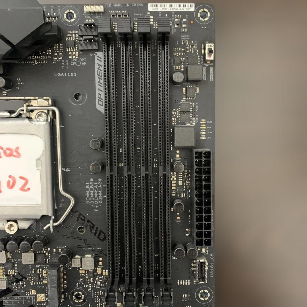 ASUS ROG STRIX Z390-F GAMING 動作品