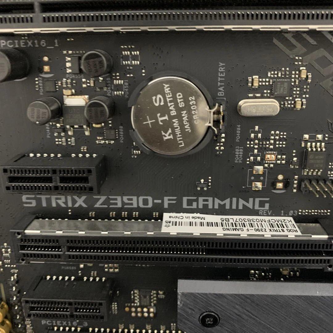 ASUS ROG STRIX Z390-F GAMING 動作品