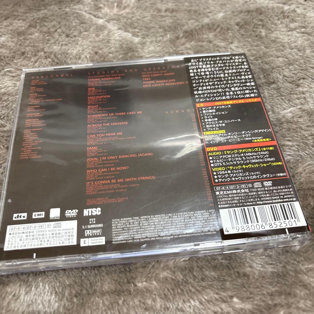 David Bowie CD+DVD AUDIO帯付youngAmericans