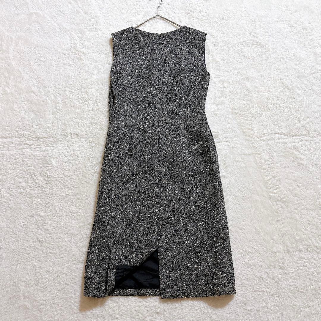 [超美品]FOXEY フォクシー ビーズ ツイード ワンピース