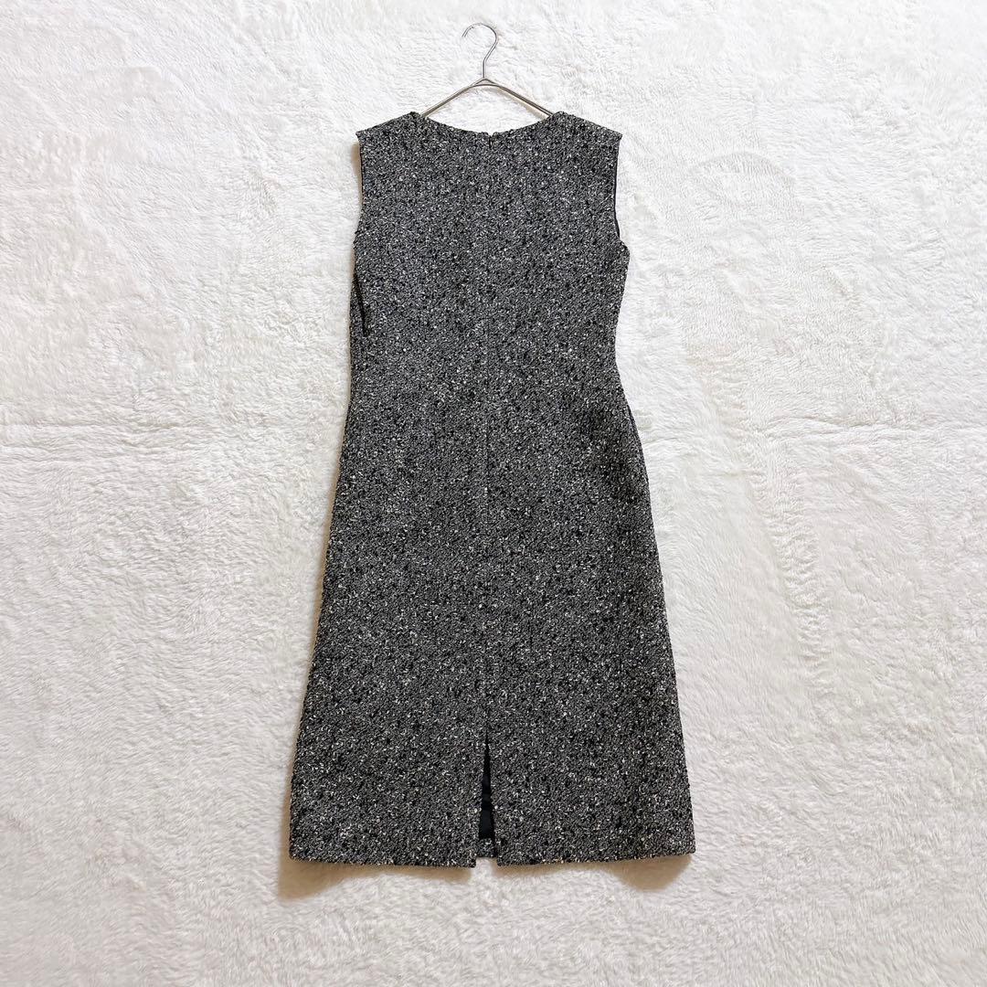 [超美品]FOXEY フォクシー ビーズ ツイード ワンピース