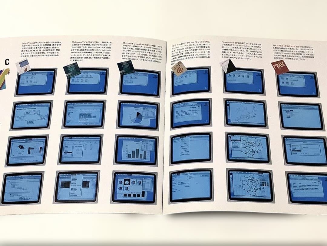 Apple（アップル）初期カタログ Macintosh,Apple][日本語2冊